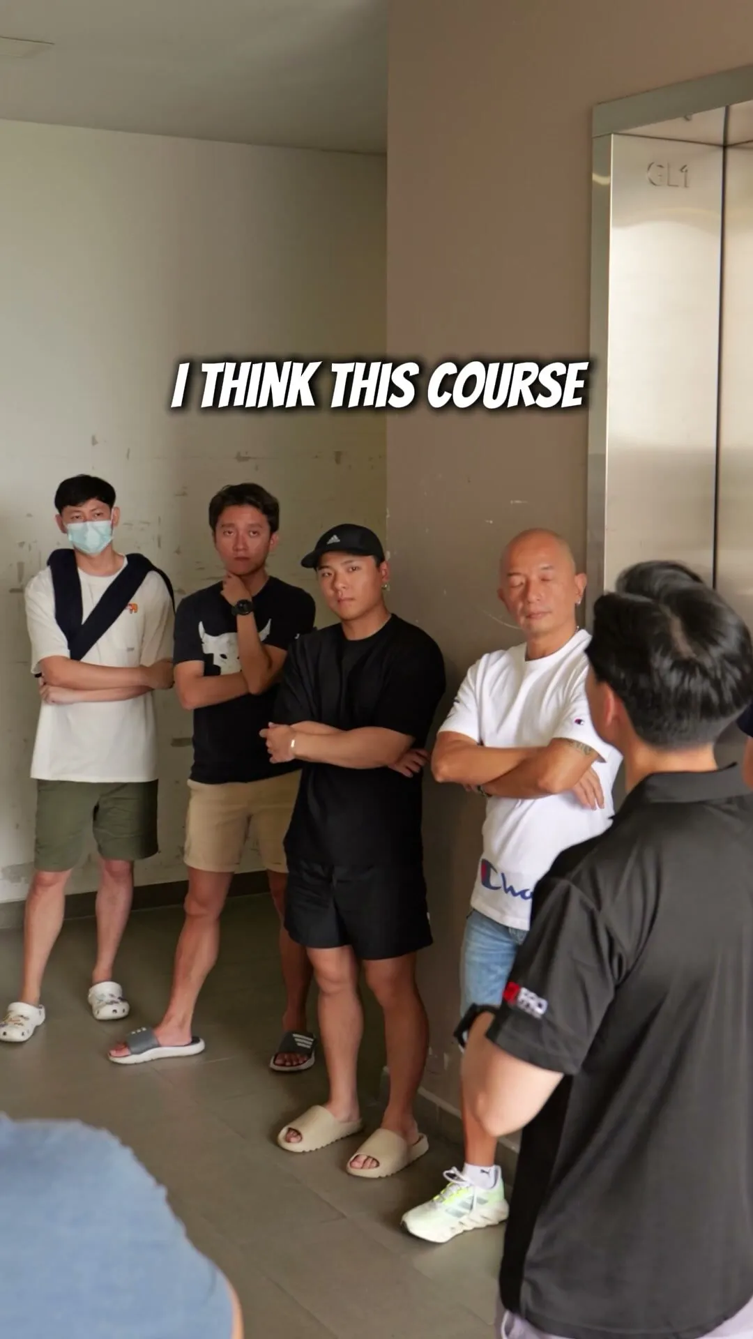 Trainee coaches standing together in the Swimwerks interviews, part 1